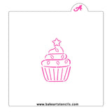 Christmas Cupcake PYO Stencil