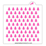 Christmas Tree Pattern Stencil