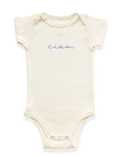 Ciao Organic Cotton Baby Bodysuit by Tenth & Pine