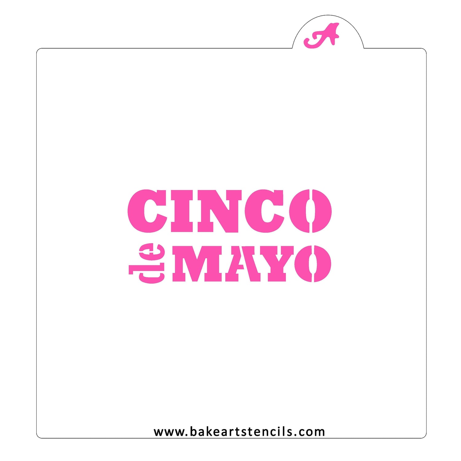 Cinco de Mayo Cookie Stencil