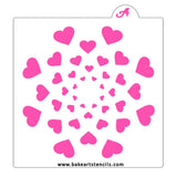Circle of Love Cookie Stencil
