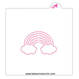 Colorful Rainbow PYO Stencil