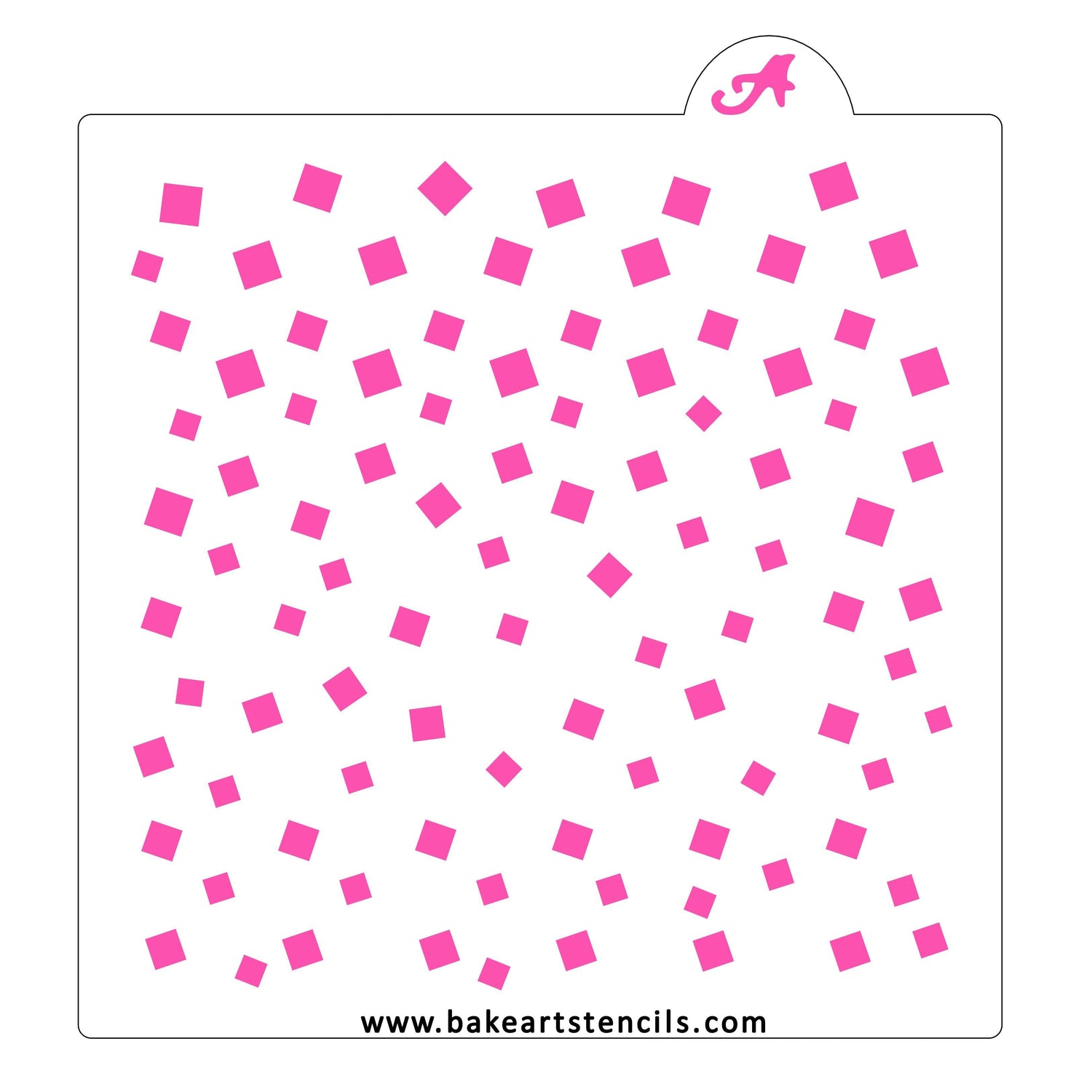 Confetti Celebration Cookie Stencil
