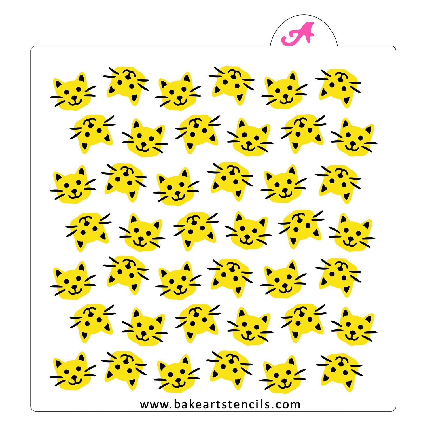 Cool Cats Pattern Stencil Set