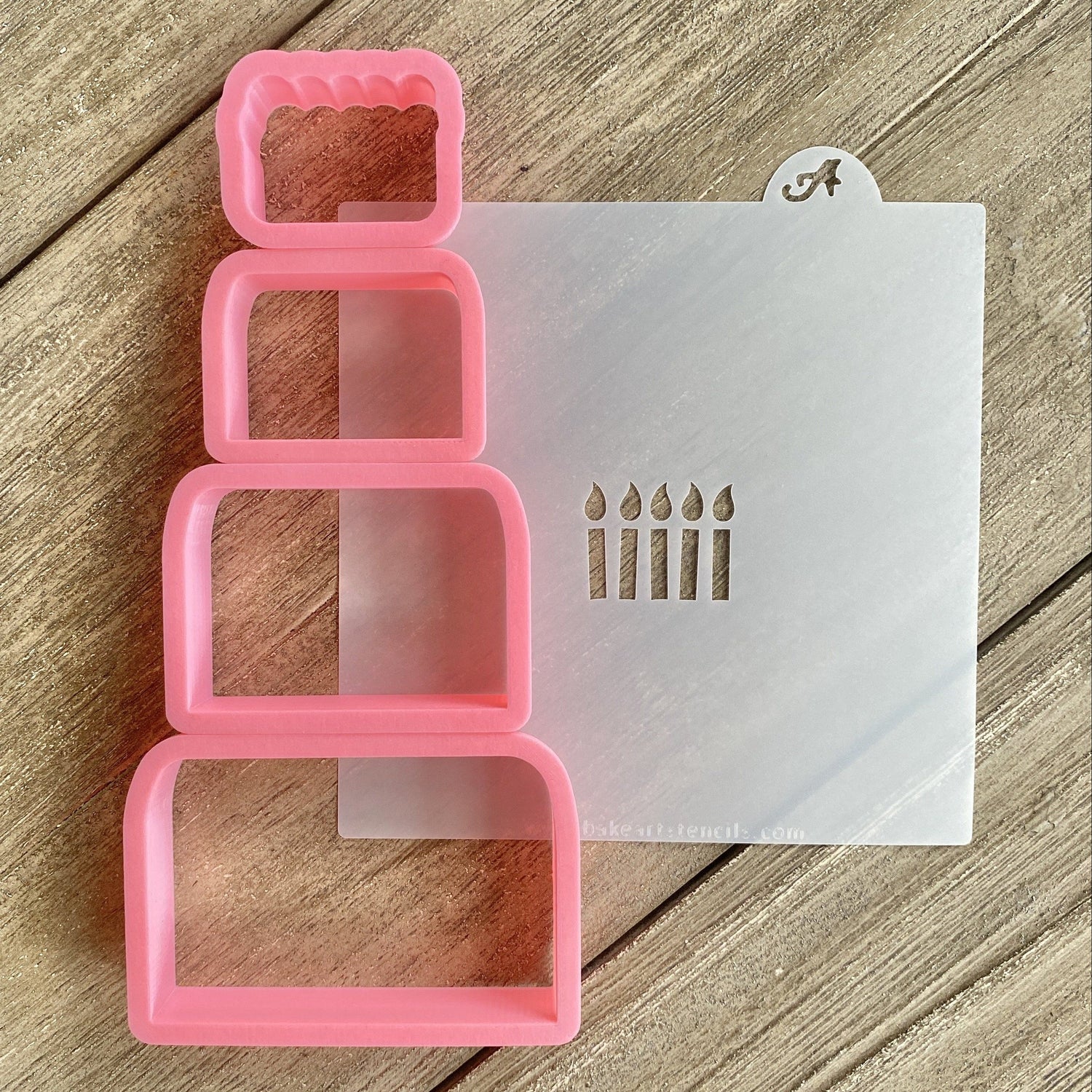Create a Cake Cookie Cutters Set