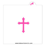 Cross Cookie Stencil