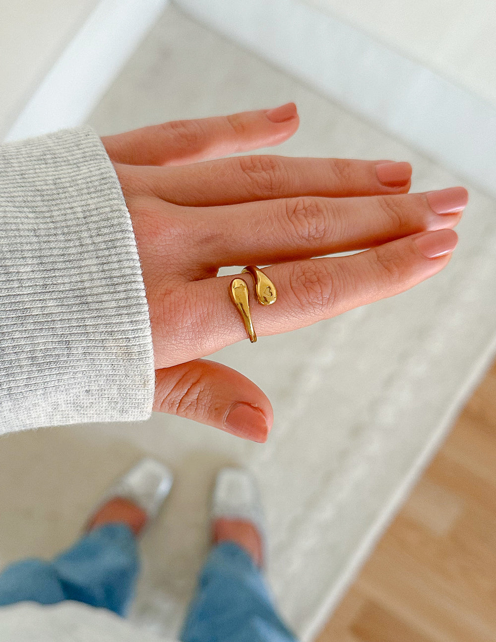 Cross Equals Love Ring