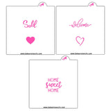 New Home Cookie Stencil Set