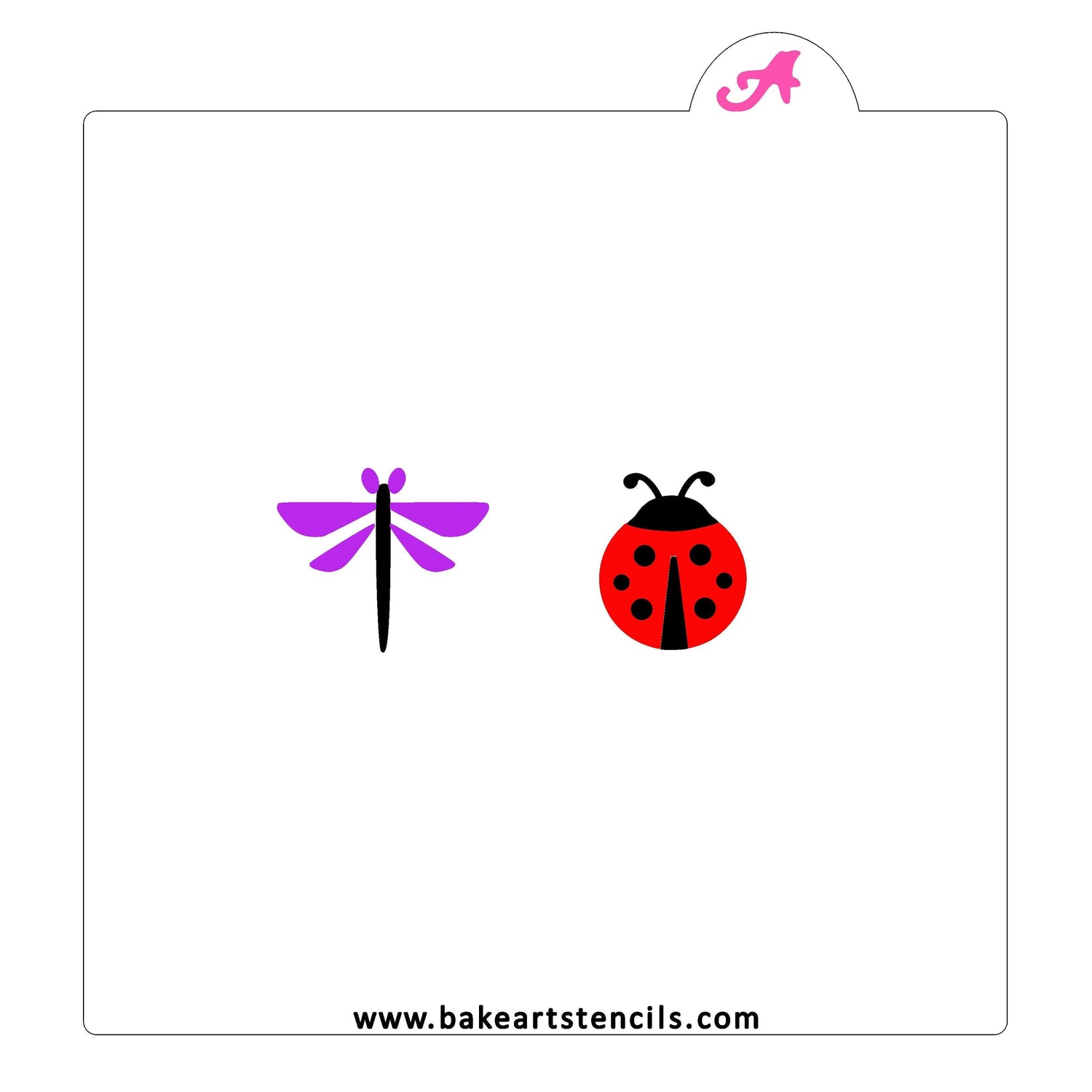 Cute Bugs Oreo Stencil