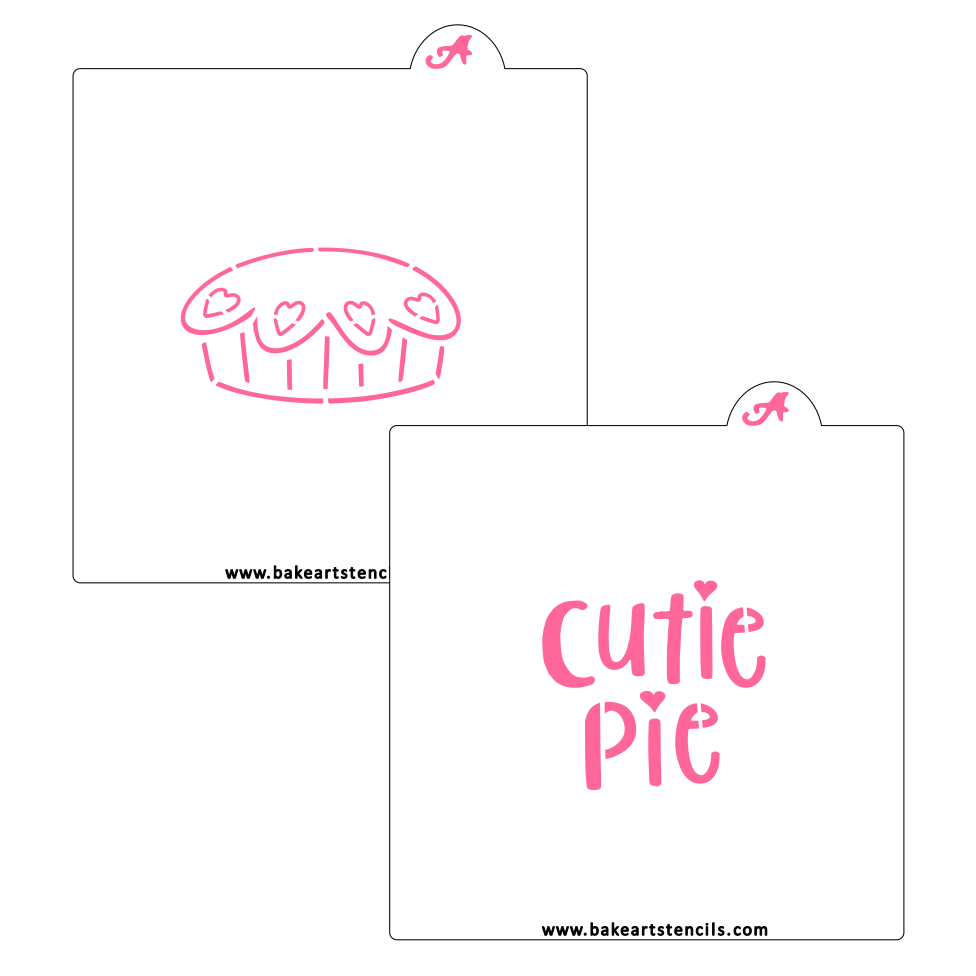 Cutie Pie Cutter/Stencil Set