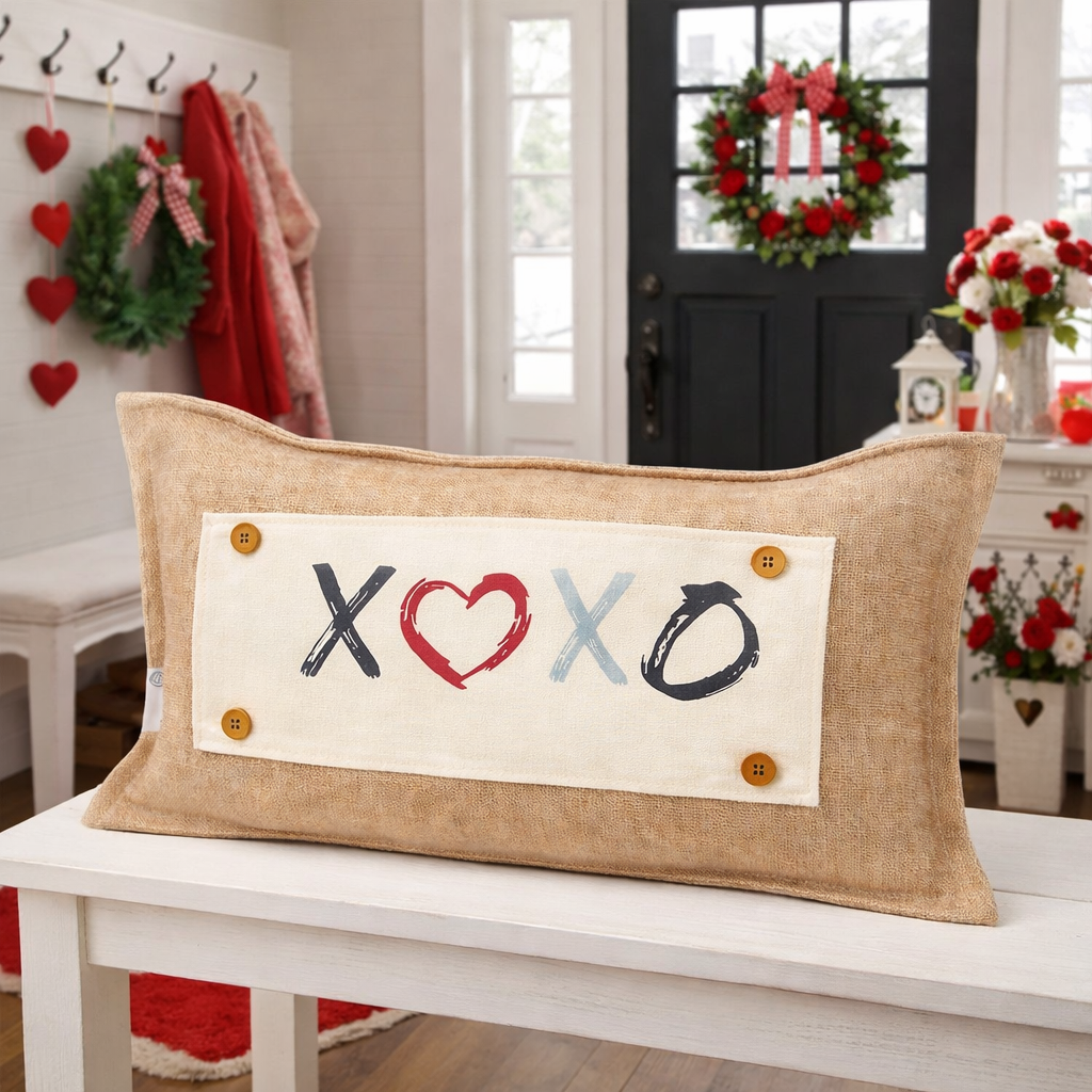 NEW! WINTER BUNDLE 26:  3 seasons + GINGHAM/BUFFALO CHECK pillow: SNOWMAN SCARVES / XOXO / CARROT PATCH