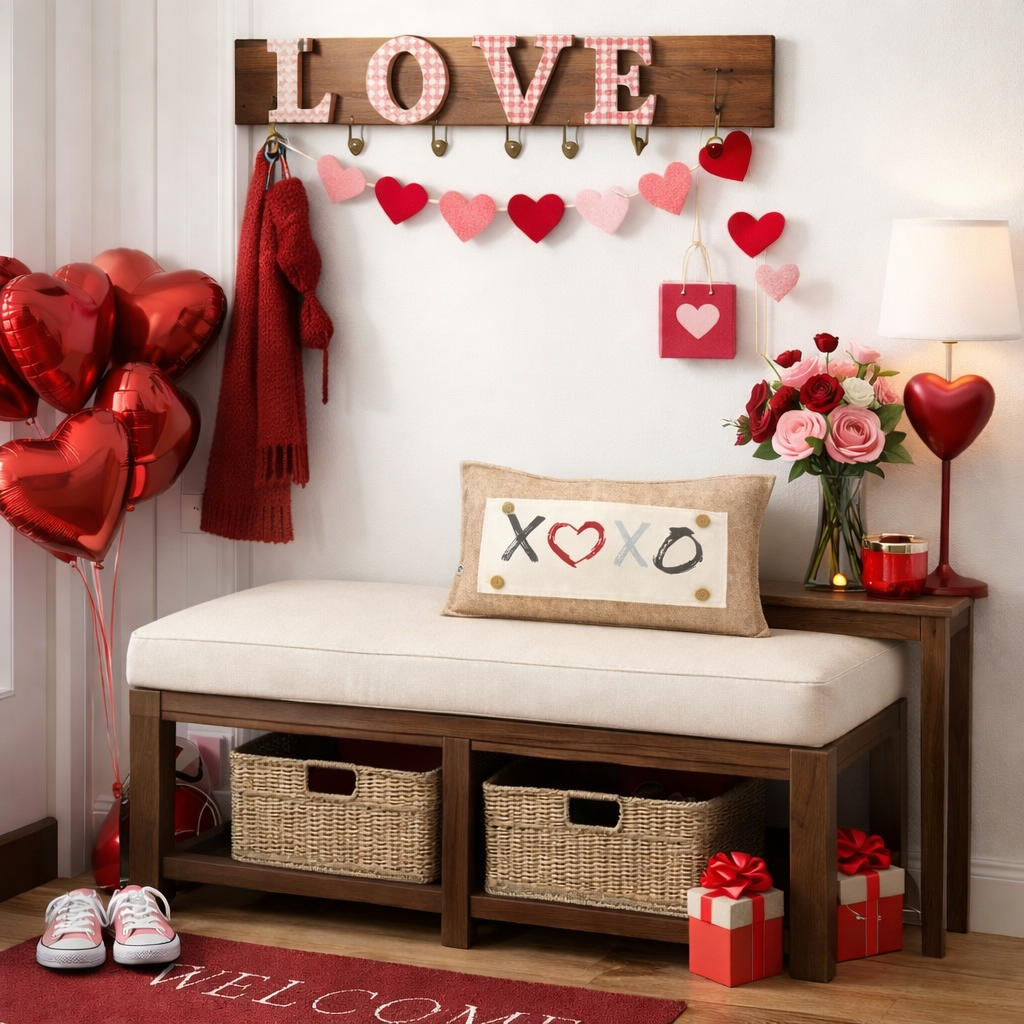 NEW! WINTER BUNDLE 26:  3 seasons +BURLAP pillow: LUCKY, XOXO, DEER