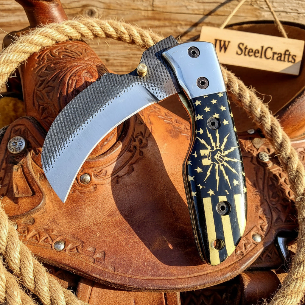 Patriot Fist Folding Karambit Knife 7