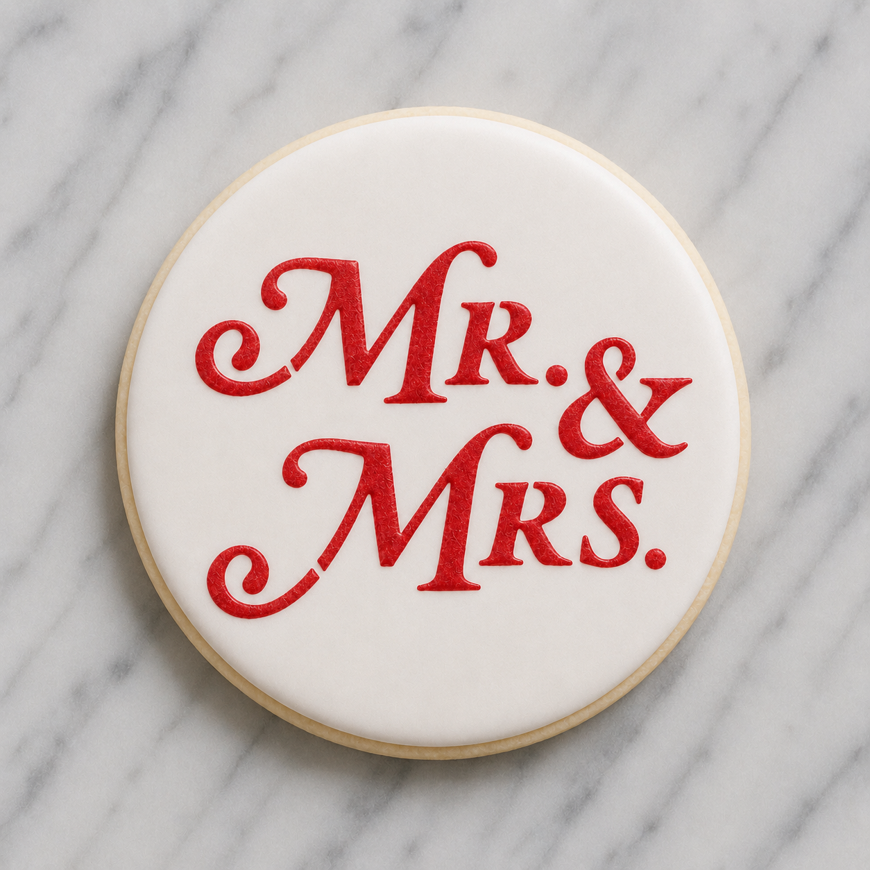 Mr and Mrs Cookie Stencil