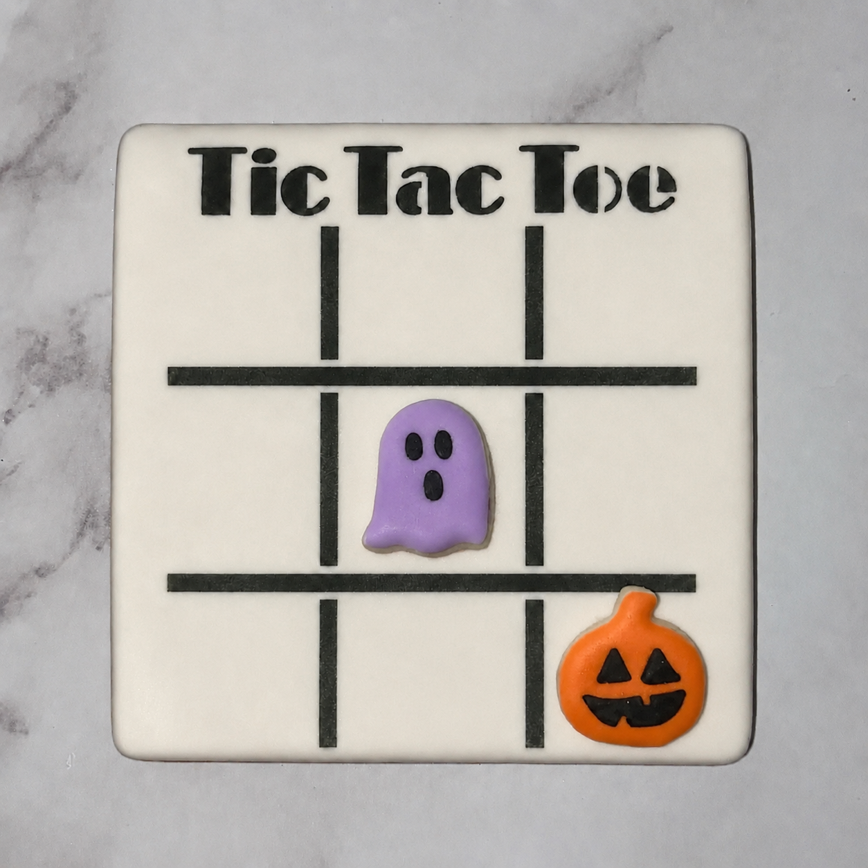 Halloween Tic Tac Toe Cookie Decorating Set