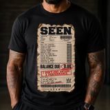 BALANCE DUE: $0.00 | The SEEN. Receipt Tee