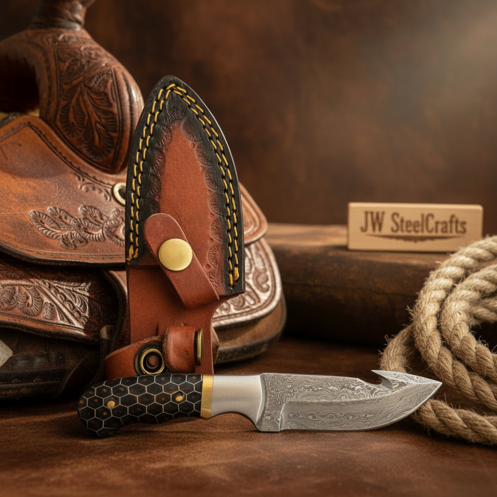 Honeycomb Hook Hunting Knife 11