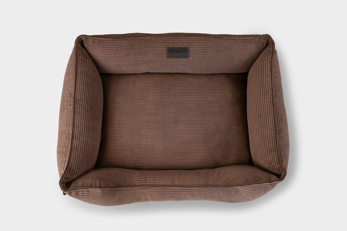 Chester & Lee | Fancy Corduroy Sleeper Dog Bed Brown by Chester & Lee, product image 4