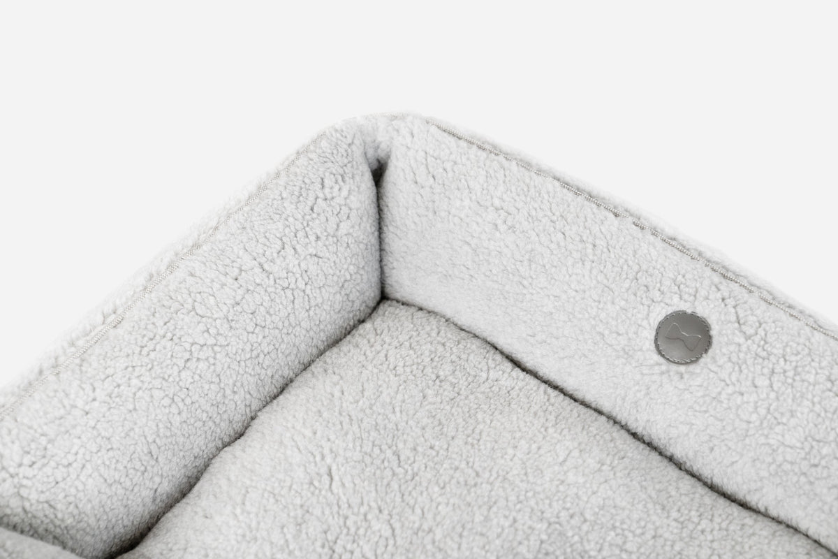 Chester & Lee | Furry Sleeper Dog Bed Gray by Chester & Lee, product image 7