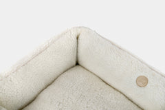 Chester & Lee | Furry Sleeper Dog Bed Beige by Chester & Lee, product image 4
