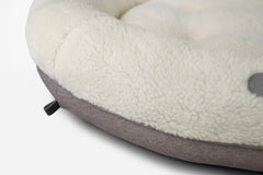Chester & Lee | Furry Beige Donut Dog Bed by Chester & Lee, product image 5