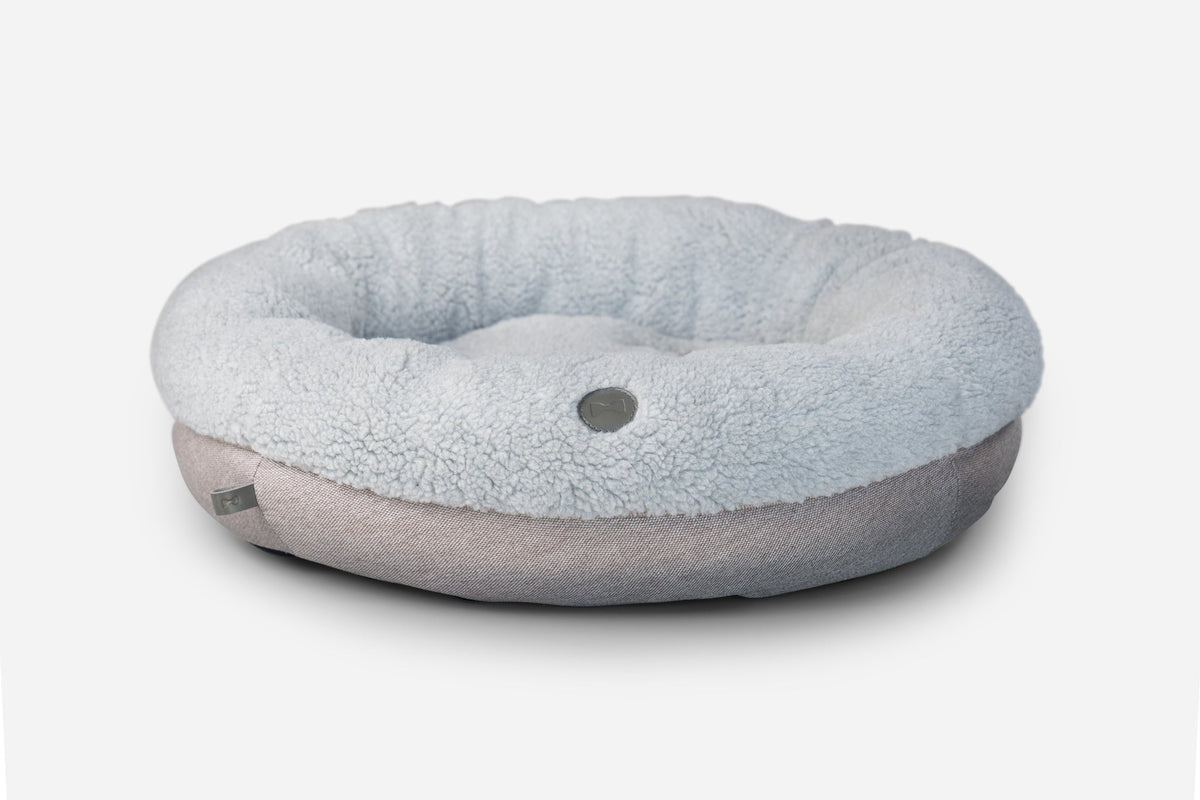 Chester & Lee | Furry Gray Donut Dog Bed by Chester & Lee, product image 7