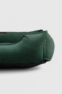 Chester & Lee | Classic Velvet Sleeper Dog Bed Green by Chester & Lee, product image 7
