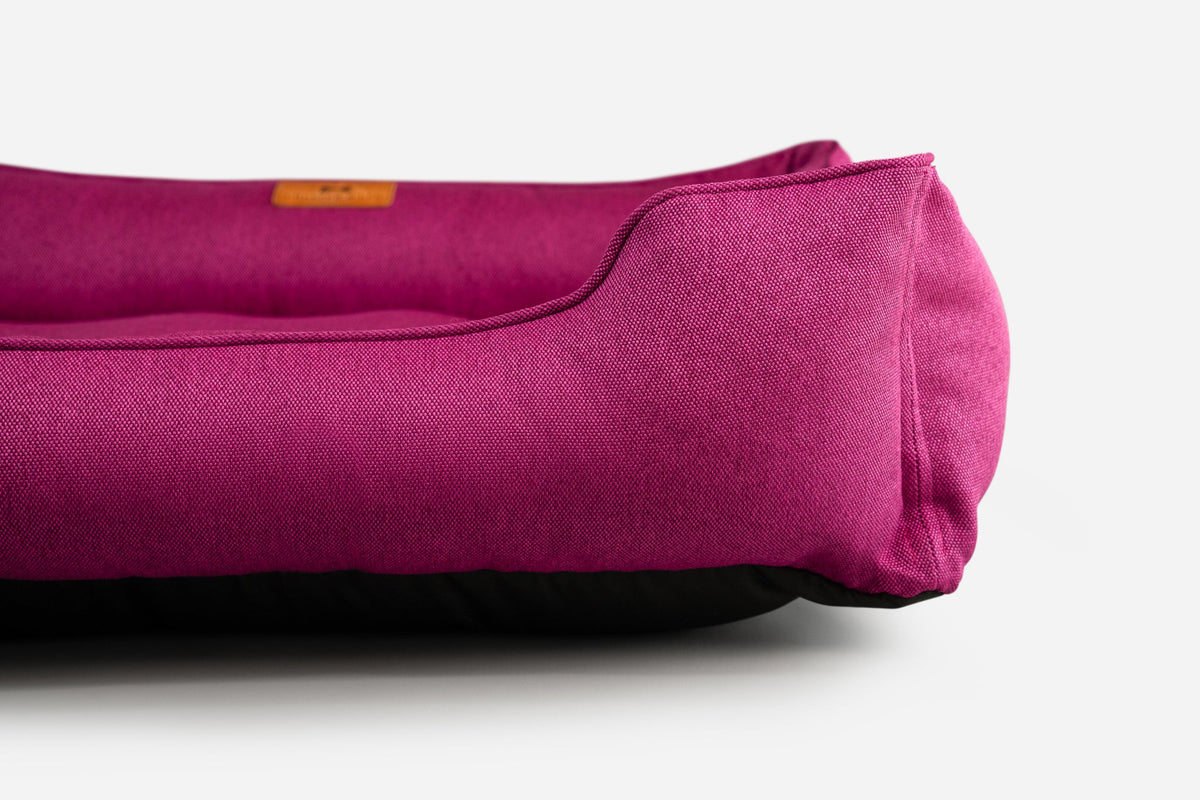 Chester & Lee | Cotton Sleeper Dog Bed Berry Pink by Chester & Lee, product image 7