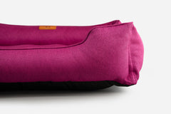 Chester & Lee | Cotton Sleeper Dog Bed Berry Pink by Chester & Lee, product image 7
