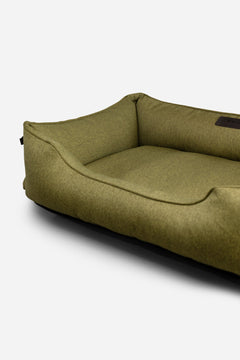 Chester & Lee | Cotton Sleeper Dog Bed Olive by Chester & Lee, product image 2