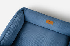 Chester & Lee | Fancy Corduroy Sleeper Dog Bed Blue by Chester & Lee, product image 8