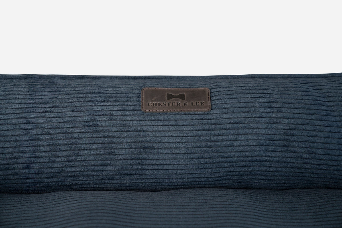 Chester & Lee | Fancy Corduroy Sleeper Dog Bed Graphite by Chester & Lee, product image 8