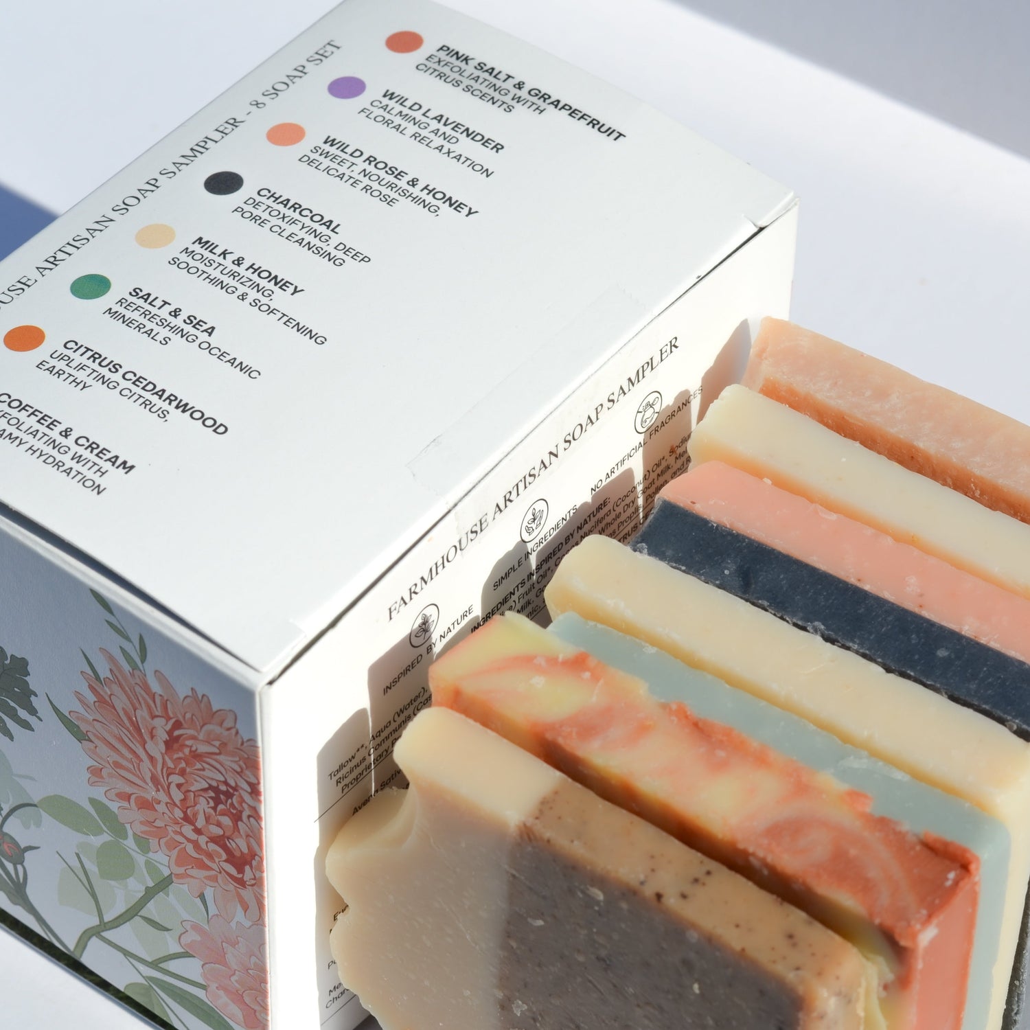 Farmhouse Artisan Goat Milk & Tallow Soap Sampler