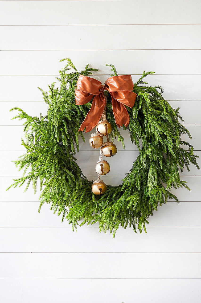 30'' Real Touch Norfolk Pine Christmas Wreath