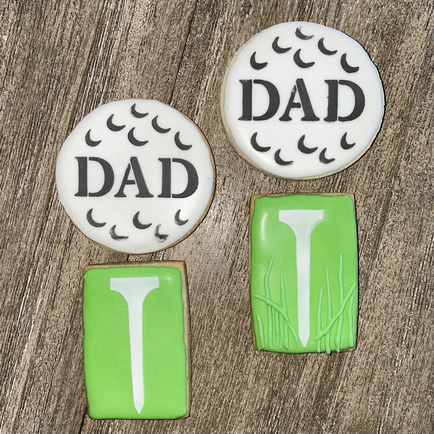 Dad Golf Cookie Stencil