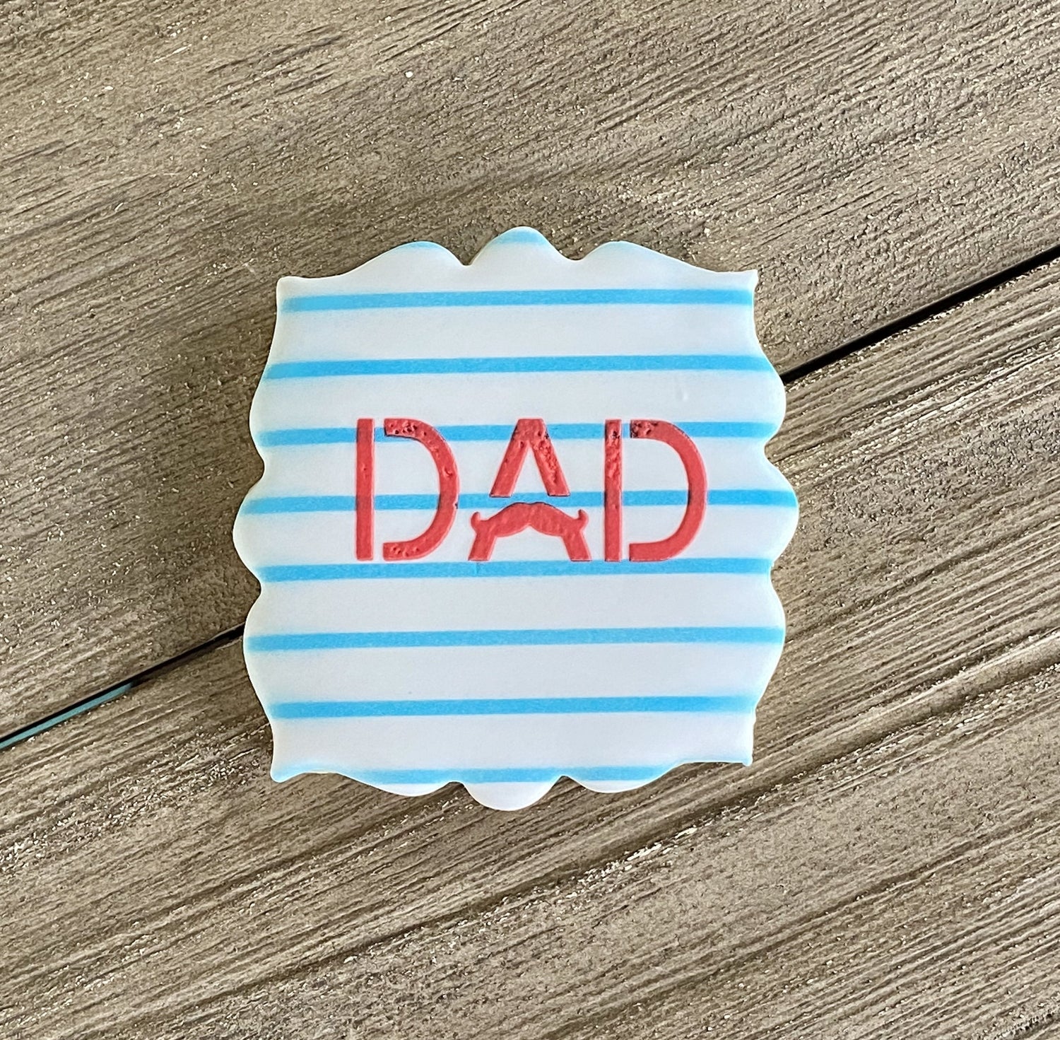 Dad Mustache Cookie Stencil