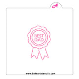 Dad Ribbon PYO Cookie Stencil