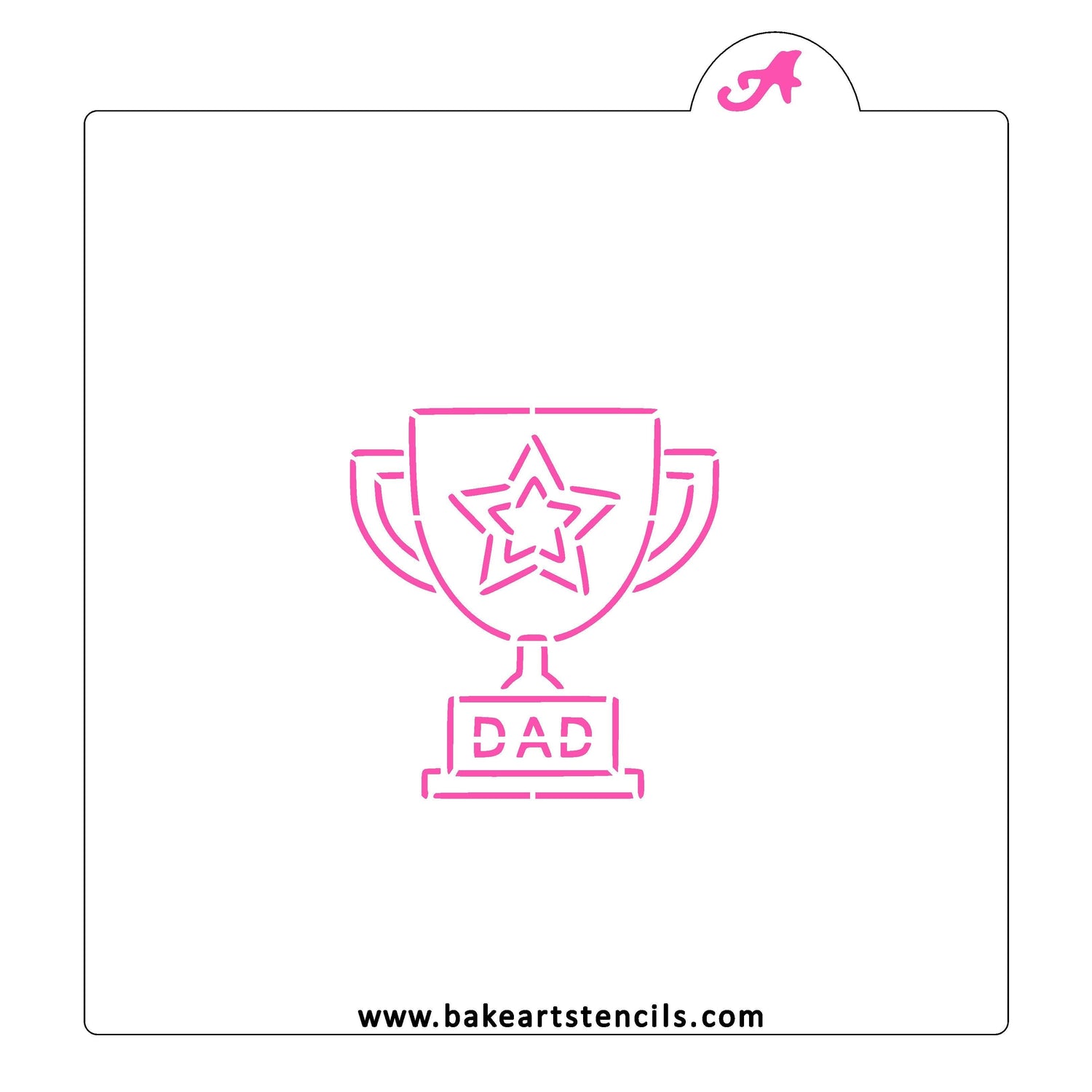Dad Trophy PYO Stencil
