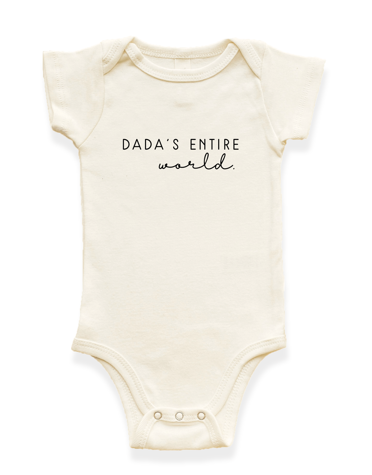 Dada's Entire World Organic Baby Bodysuit by Tenth & Pine