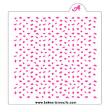 Dalmatian Dots Pattern Stencil