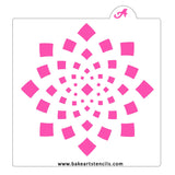 Diameter of Diamonds Stencil