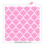 Diamonds Deco Pattern Stencil