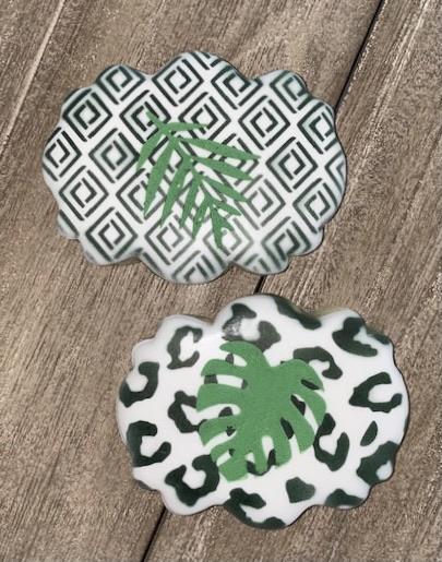 Dimensional Diamonds Pattern Stencil