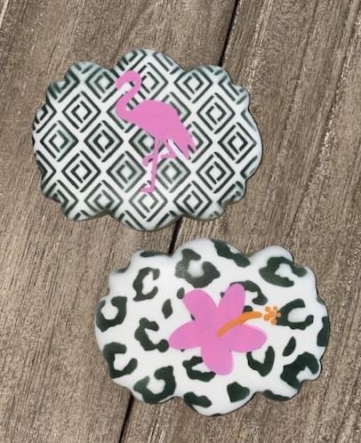 Dimensional Diamonds Pattern Stencil