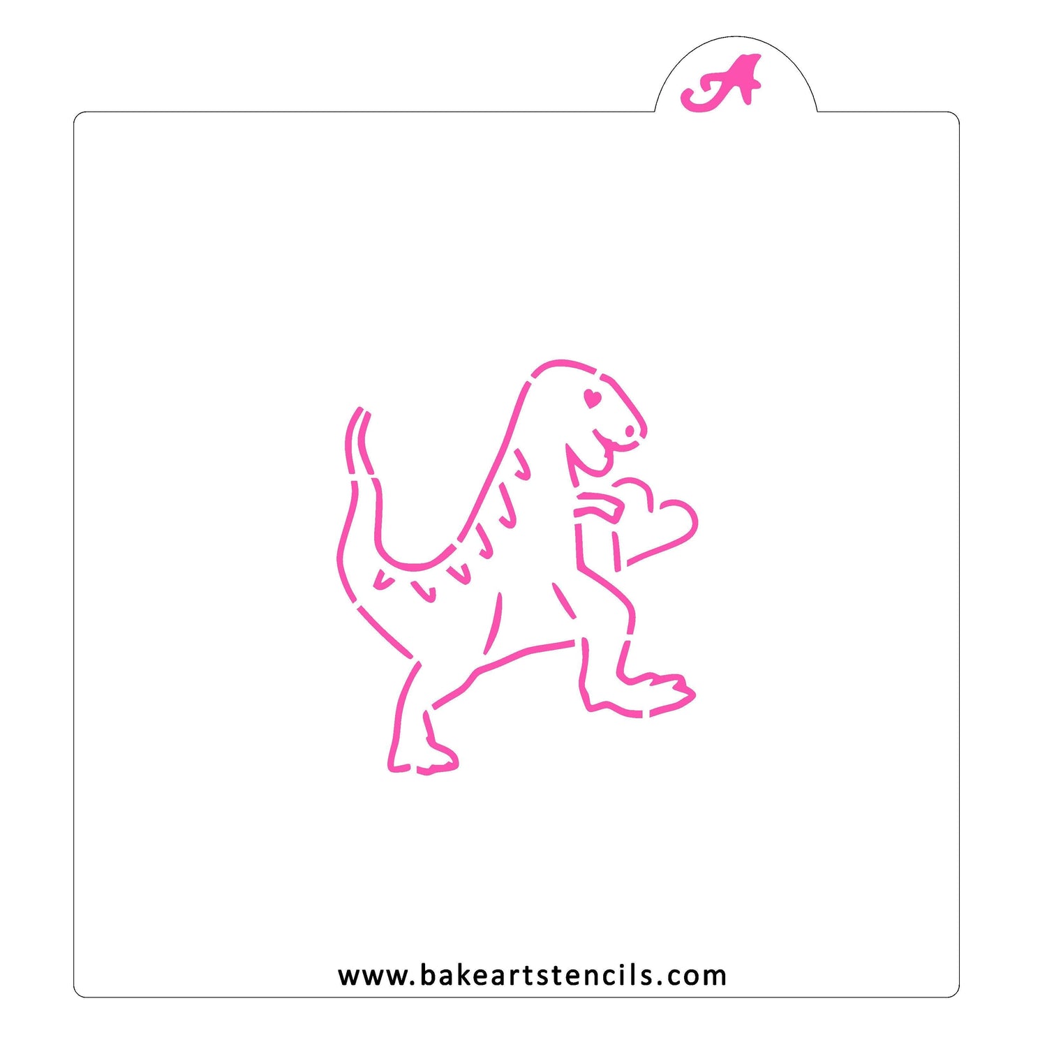 Dinosaur Love PYO Stencil