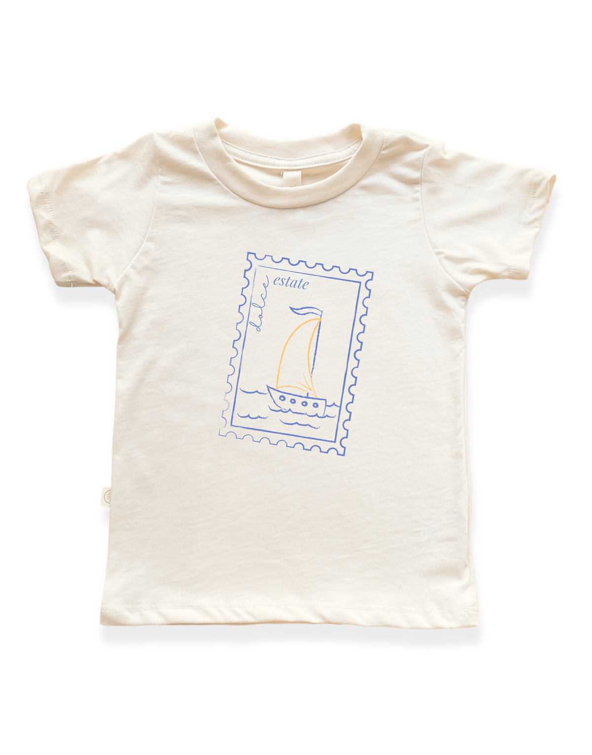 Dolce Estate Stamp Organic Kids T-Shirt by Tenth & Pine
