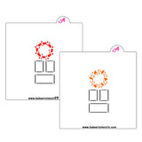 Door Decor Cookie Stencil