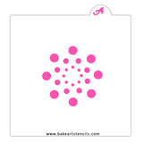 Dotted Diameter Cookie Stencil