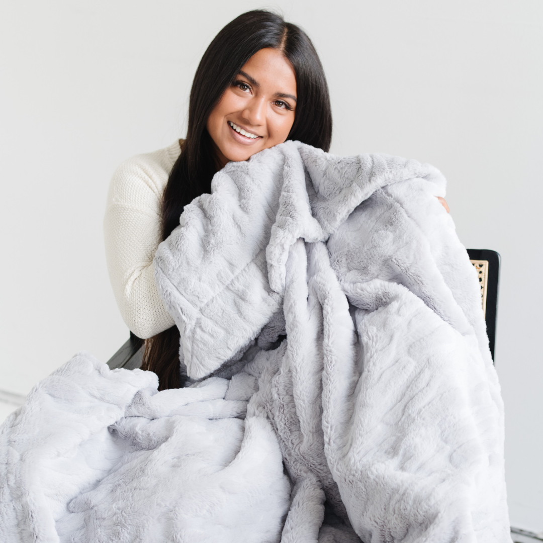 Patterned Faux Fur XL Throw Blankets by Saranoni, product image 20