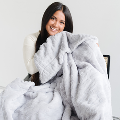Patterned Faux Fur XL Throw Blankets by Saranoni, product image 20